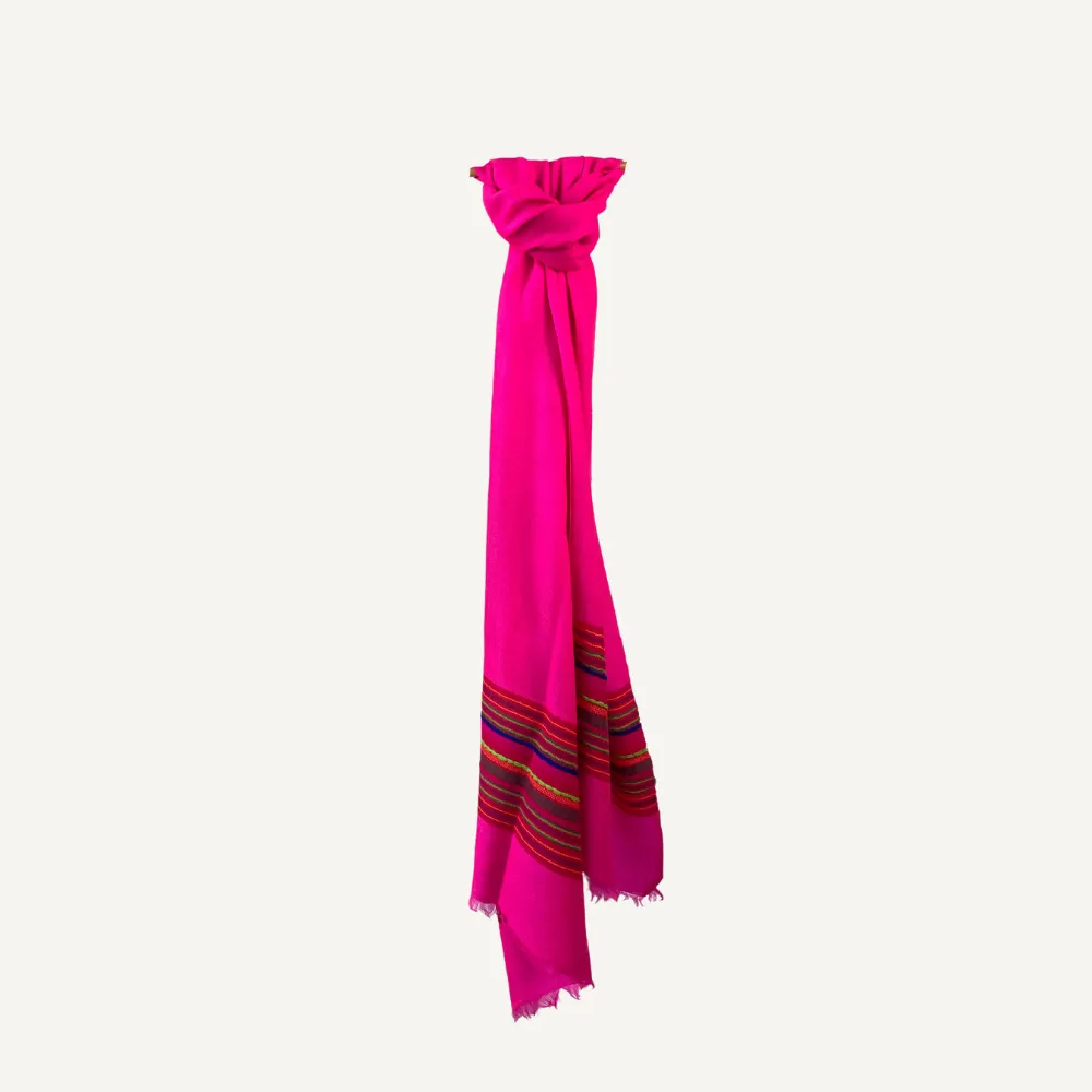 Fab Himalaya Scarf - Fushia